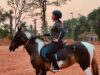 Samyuktha Prepares for ‘Swayambhu’ with Horse Riding Lessons Samyukta latest
